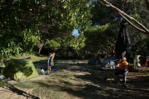Zeltplatz auf dem abel tasman track