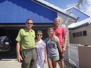 Uwe, Rosy, Hendrik und ich