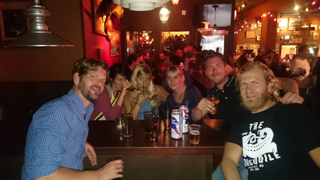Im Hamlock mit Lena, Frank, Jojo und Katja