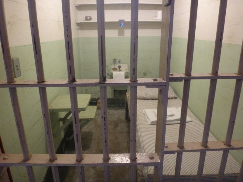 Gefängniszelle in Alcatraz 