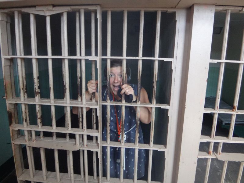 Steffi hinter Gittern 