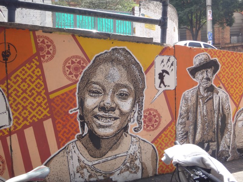 überall Graffitis  
