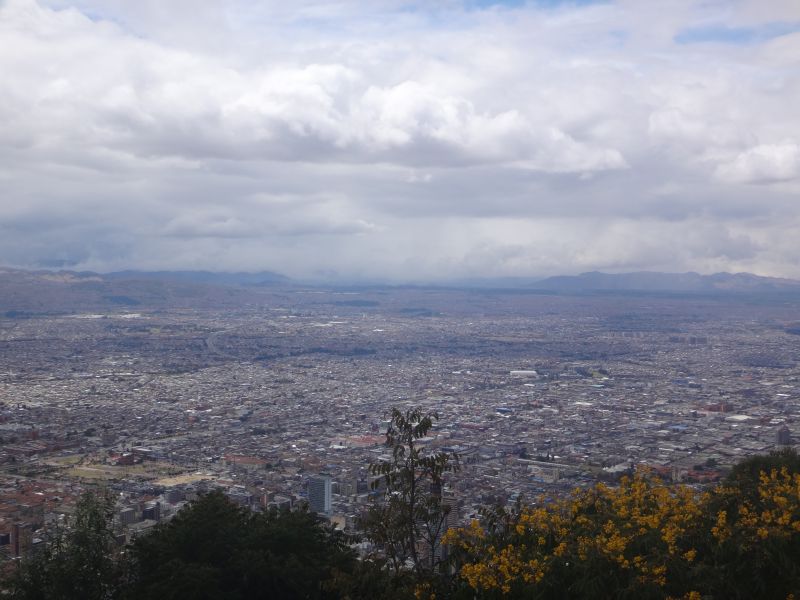Bogota von oben 