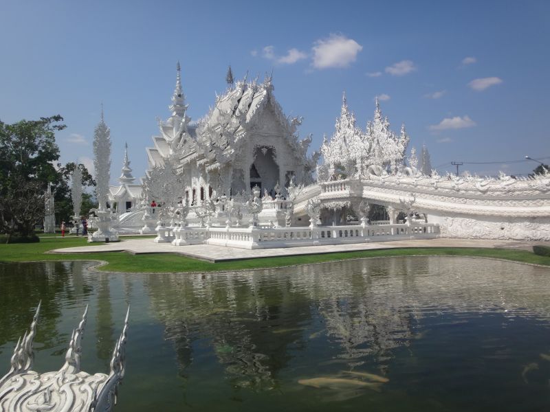 Der weiße Tempel in Chiang Rai 