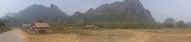 Landschaft in Vang Vieng 