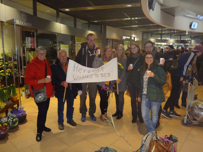 Ein schöner Empfang in Hamburg!!!