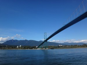 Lions Gate Bridge - Hier geht's nach North Vancouver und Whistler   