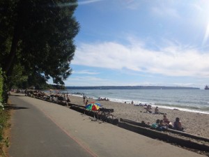 Am Third Beach (Stanley Park)   